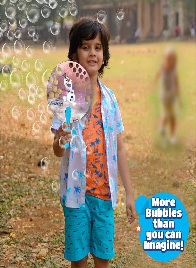 Bubble Magic FanBubs Olaf Theme|Thick Viscous Concentrate Solution Pouches with Hand Fan|Just Dip, Wave& Play|Bubble Maker|Best Birthday&Return Gifts for Kids 3yrs+|Outdoor Indoor Toy|Made in India - Image 4